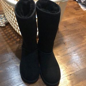 Ugg black talls boots size 8 nwot